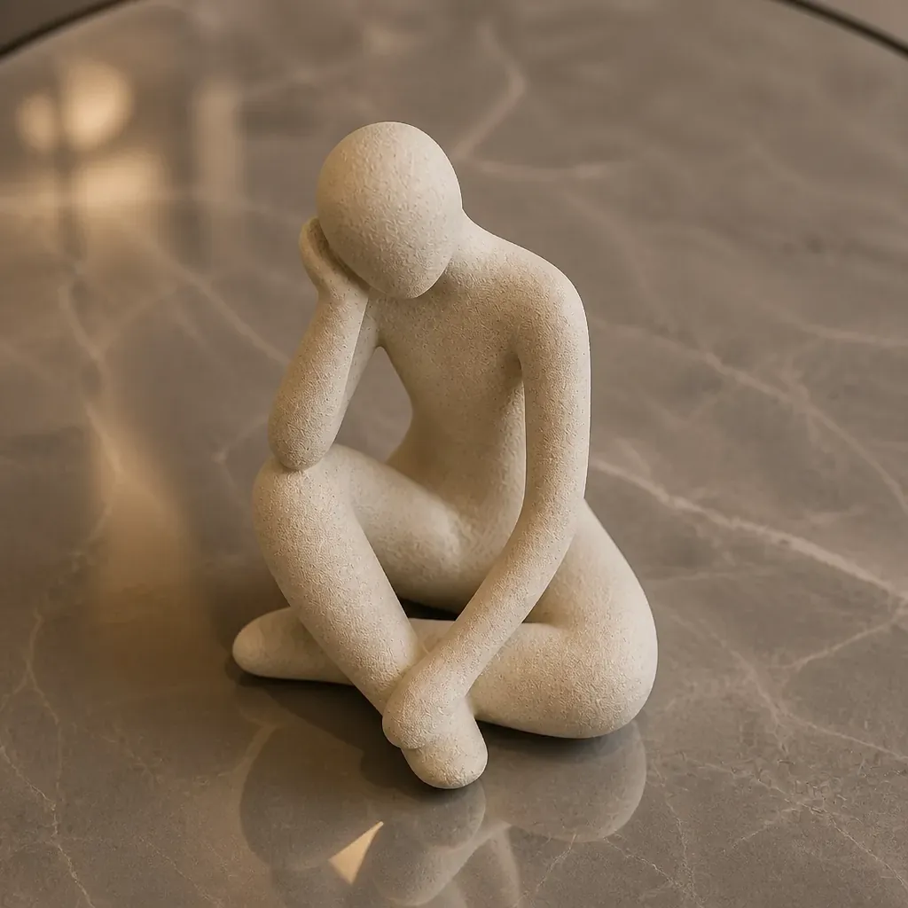 Top-down view of the Thinker Accent highlighting the textured surface details